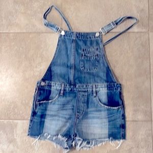 Blank NYC Denim Short Overalls size 27